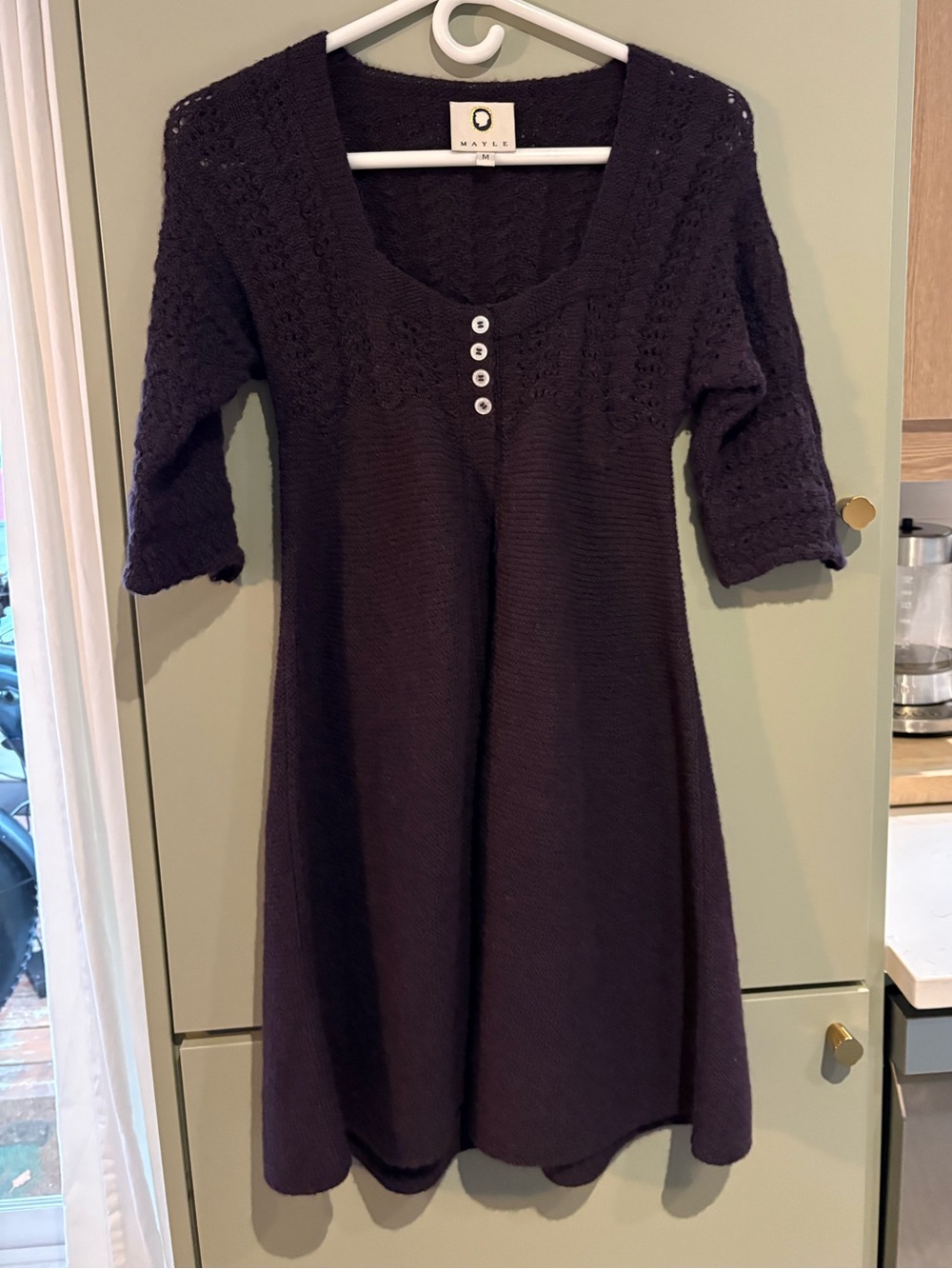 Vintage Y2K Jane Mayle Superfine Alpaca Knit Dress -